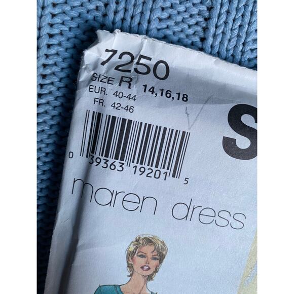 Simplicity 7250 Sewing pattern long top pencil skirt pants size 14 16 18 - Picture 2 of 5